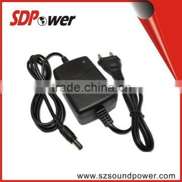 USA plug 12V1.5A 12V2A 12W 24W desktop switching power supply for led cctv camera