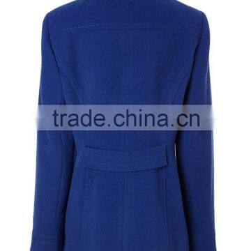 2015 Latest Women Fashion Winter Cobalt Peacoat Jacket photo-3