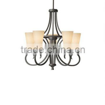 2015 Traditional black metal hanging lamp/chandelier fixture