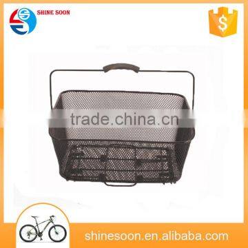 Handlebar Mesh Basket with Bracket /Black Quick Release Basket designed for Front of Bicycle