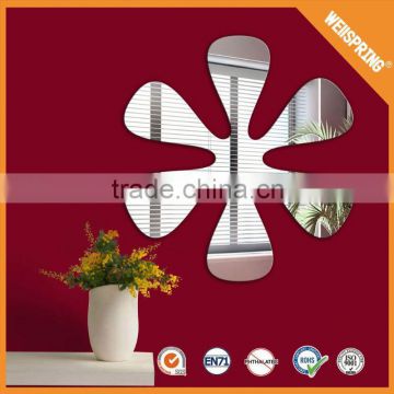 Kinds of anti-water self adhesive decor mirror wall sticker