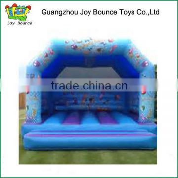 blue inflatable castles for kids, inflatable bouncers jumpers