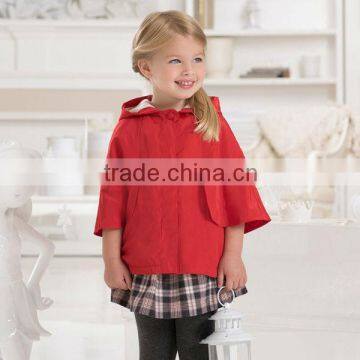 DB1478 davebella 2014 spring/autumn new arrival flour printed baby coat babi outwear baby clothes