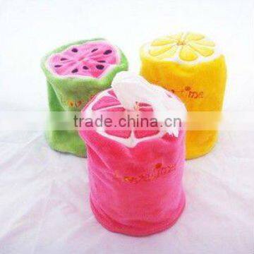 Fruit tissue box plush toy