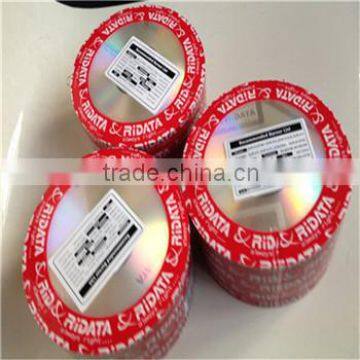 dvd-r 4.7gb RiDATA cheap price of 50pcs in shrink wrap pack (made in copor )