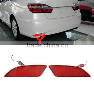 1 Pair Car 12V 8W Rear Bumper Lamp LED Turn Signal Warning Brake Light For Toyota Camry 2014+ 2015 2016