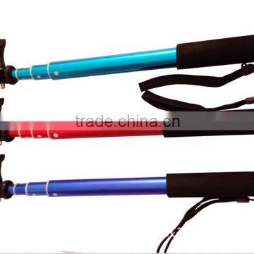 Fashion Folding Cable Wired Selfie Stick Monopod to pau de self With Audio palo extensible Smartphone Selfiestick ForAndroid iOS