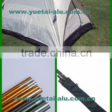 Aluminum tent pole party tent