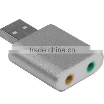 Stereo Audio Usb 7.1 External Sound Card Adapter for PC or Laptop