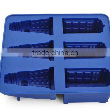 Wholesale Doctor Who Silicone Ice Cube Tray and Chocolate Mold Tardis and Daleks