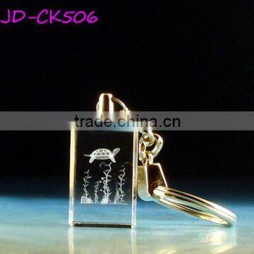 New Arrived K9 Crystal high Quality Laser Cut Key Chain