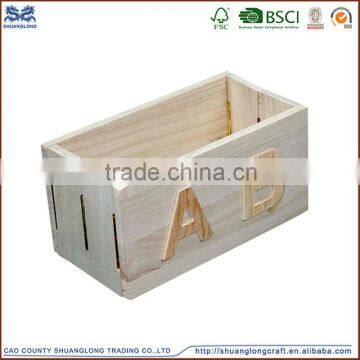 New Design Cheap Antique Small Wood Crate Box