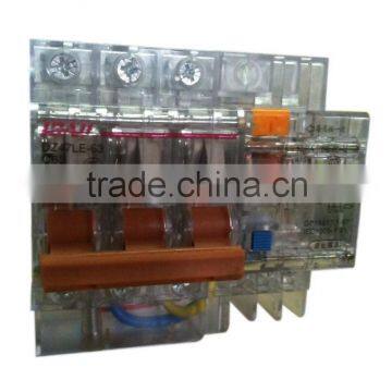 DZ47-63 4P earth leakage MCB (mini circuit breaker)