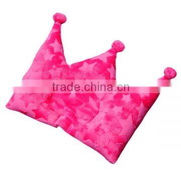 2016 New Coming Skin Friendly Hot Pink Minky Star Baby Correction Pillow