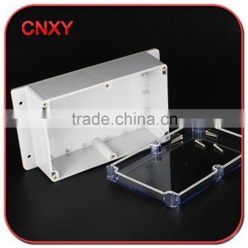 outdoor fixed ear waterproof clear lid junction box