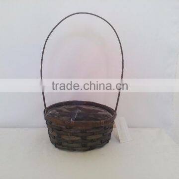Bamboo Baskets for Flowers, Rattan Flowers Baskets photo-2