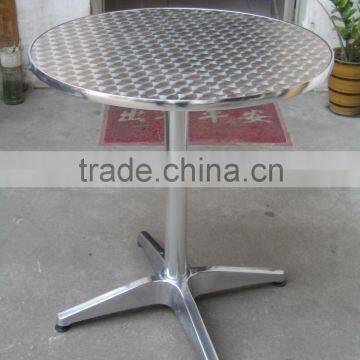 0503outdoor Garden Aluminum Good Quality Stackable Dining Table and Chair Set YC001 YT1