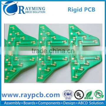 Layout PCB, 2 layer rigid PCB, 1.6mm thickness FR4 PCB prototype