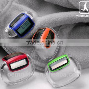 High Quality Plastic Multi Color Solar Pedometer