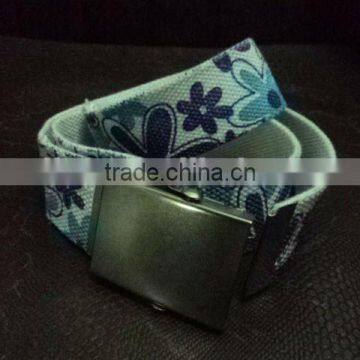 printed webbing belt