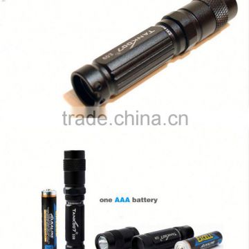 Waterproof mini led flashlight TANK007 E09,I2133 solar led torch charger