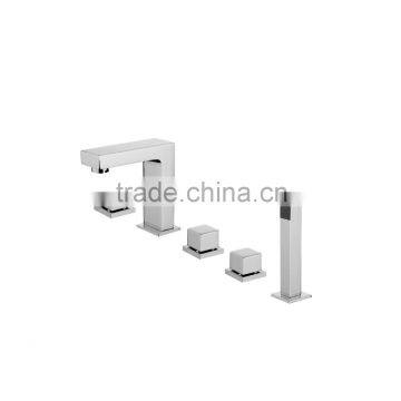 Deck mount tub faucet with hand shower LSM5005
