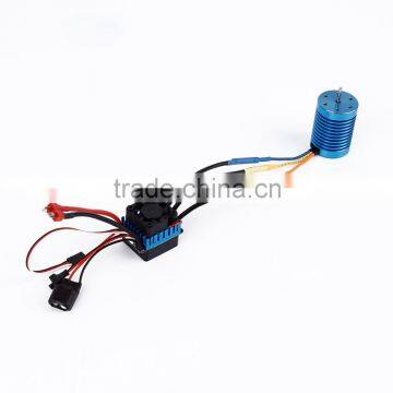3650 4370KV Slot Sensorless BL Motor With 45A Brushless ESC for 1/10 RC Car Truck photo-5