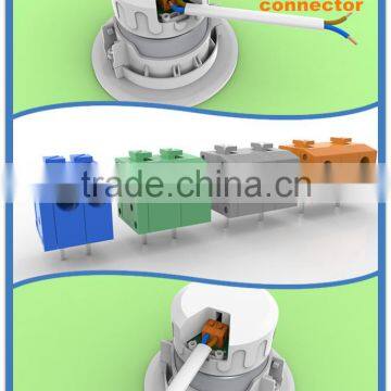 New Design spring miniature lighting connectors 3.5/5.0/7.5/10.0mm 0.2~1.5mm2 replace screw terminals