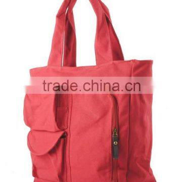 Wholesale canvas tote bags canvas-handbags-purses-canvas-tote-with-zipper Multipurpose tote bag