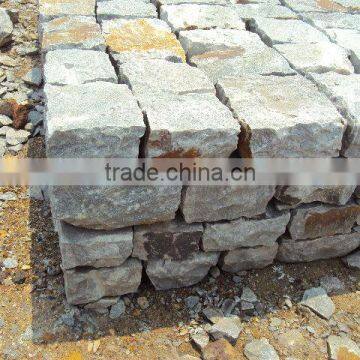 Factory Sell Yellow Quartz Natural Surface Paver Blocks