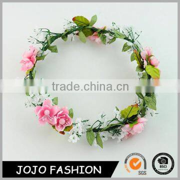 Original Design LED Artificial Flower Wreath Hair Accessories For Girls