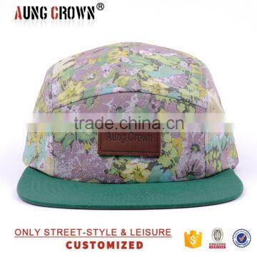 Popular design 5 panel snapback hat