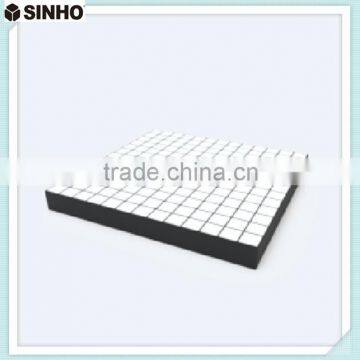 Bolt-in High Alumina Wear Resistant Tiles Rubber Mat Backed Steel Panel photo-3