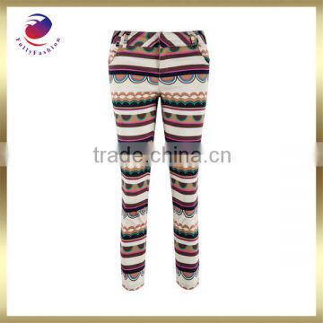 strips printed cargo pants