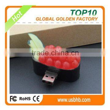 Popular OEM PVC Sushi USB Flash Drive 4GB for promotional gift
