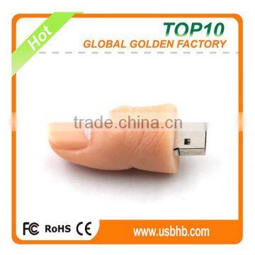 China factory bulk items thumb shape 64gb usb flash drive