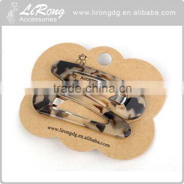 High quality Acetate Snap Hair Clip for women