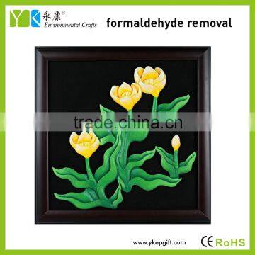 Wholesale elegant flower decorative wall hanging custom picture frame