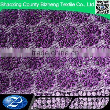 High quality african cord lace dress patterns nigerian lace 5 yard for party