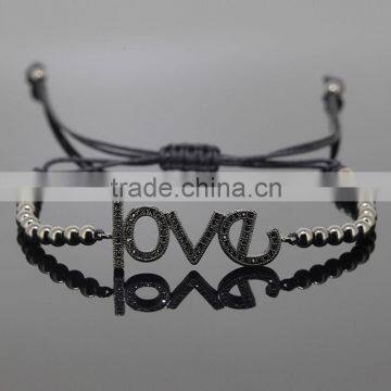 2016 Handcrafted Jewelry 24k New Gold Chain Couple Love Design Beads Boy and Girl Woven Friendship Bracelet photo-6