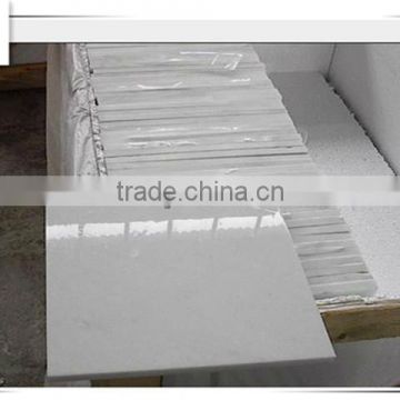 Natural decorative stones of marble floors, white synthetic outdoor flooring