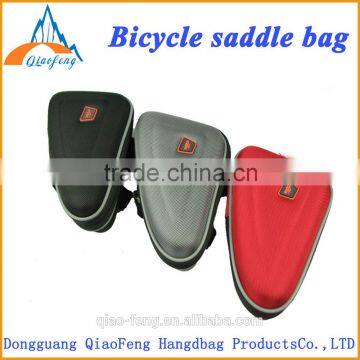 colorful outdoor sports waterproof EVA bicycle saddle bag , bicycle rear rack bag