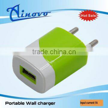 Hight quality EU AC charger, usb wall charger with ce rohs