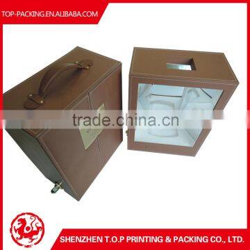 high quality custom made special cardboard wine box printing service