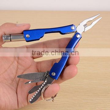 Hot selling mini pocket plier/ Combination Plier/ Multi-Function Foldable Pliers with LED light