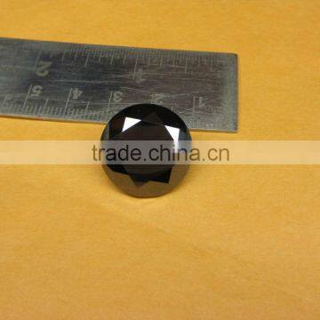 EXCELLENT ROUND BRILLIANT CUT JET BLACK LOOSE MOISSANITE SYNTHETIC DIAMONDS