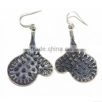 Plain sterling silver earrings