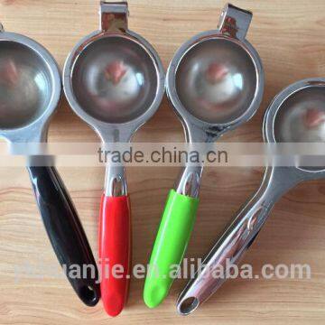 Premium Quality Stainless Steel Lemon Squeezer with Silicone Handles