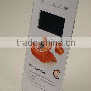 acrylic POS display, small lcd advertising display,acrylic POS machine