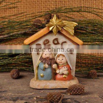 Peace holy family figures